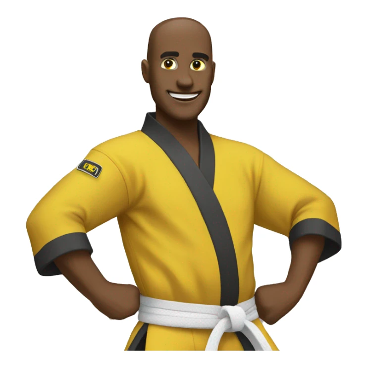 Karare yellow belt sticker