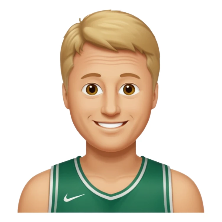 Russian Larry bird sticker