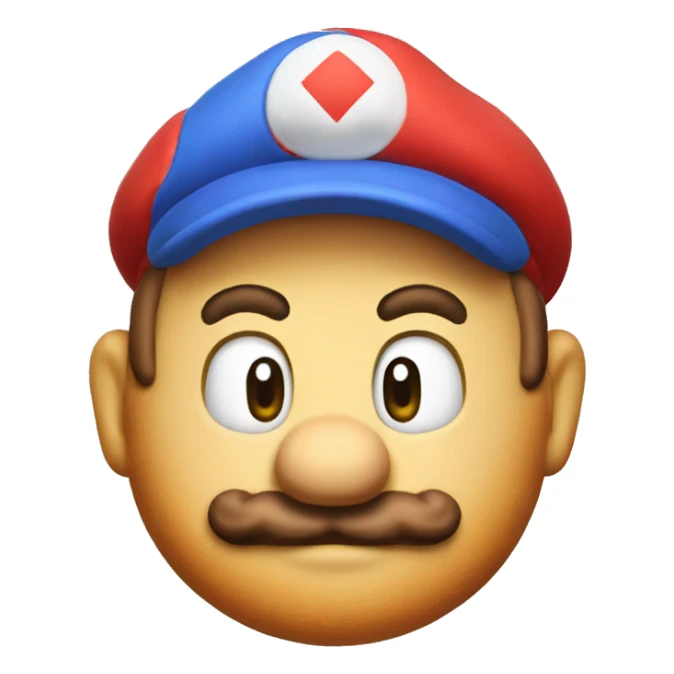 Super mario baking pizza sticker