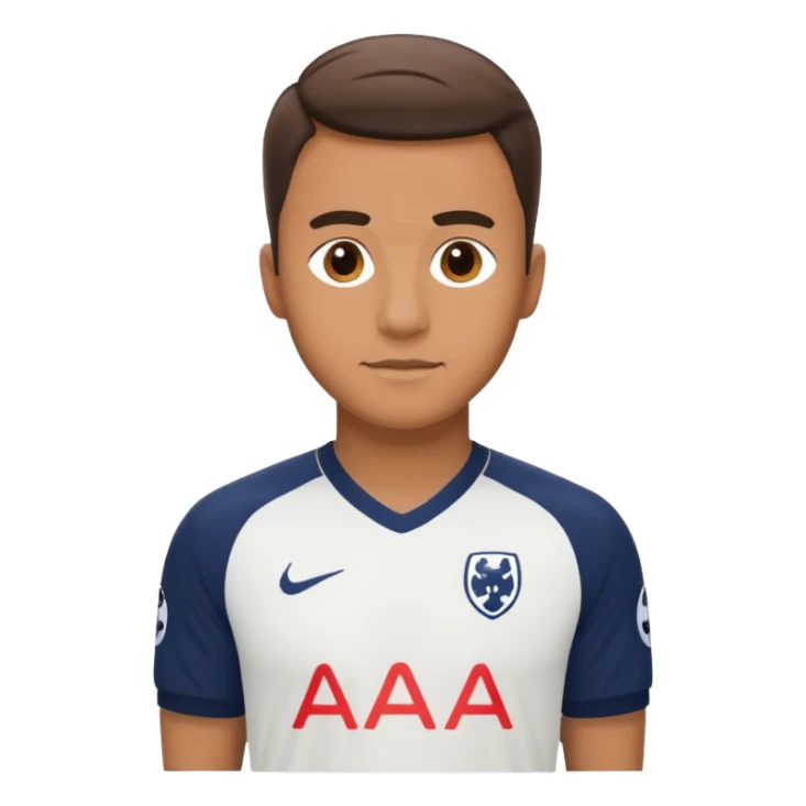 man in Tottenham hotspurs kit sticker
