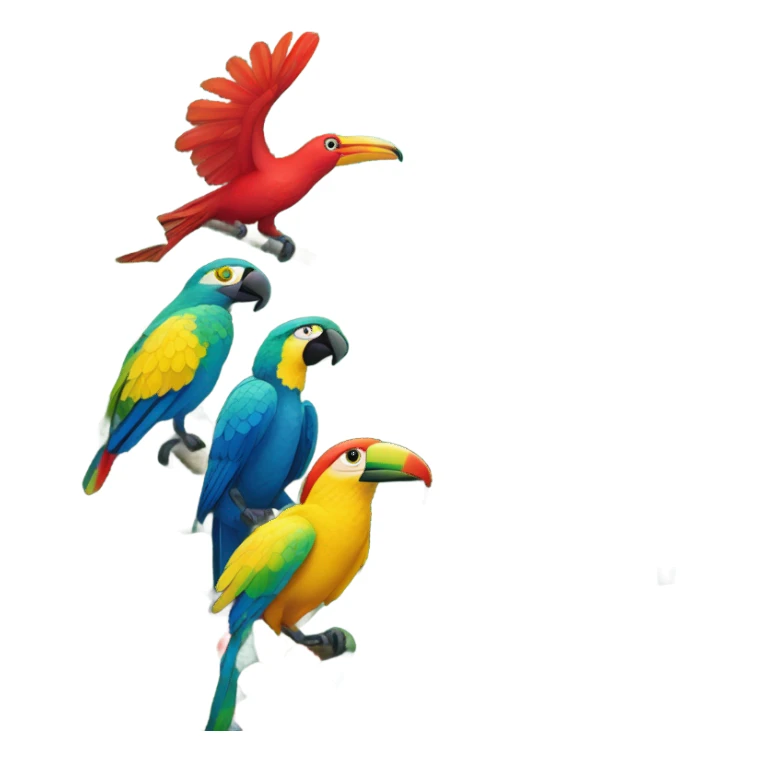 Rainbow Rainforest  sticker