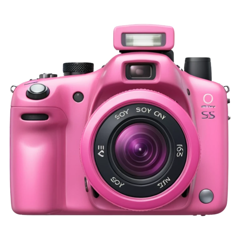 Sony pink camera sticker