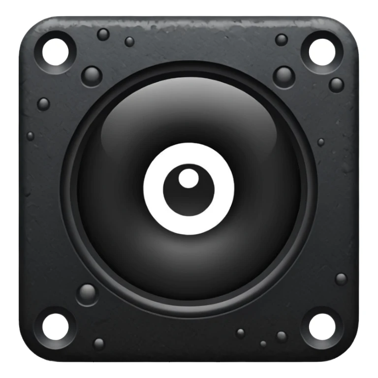 create a black hail camera aperture emoji di 24px sticker