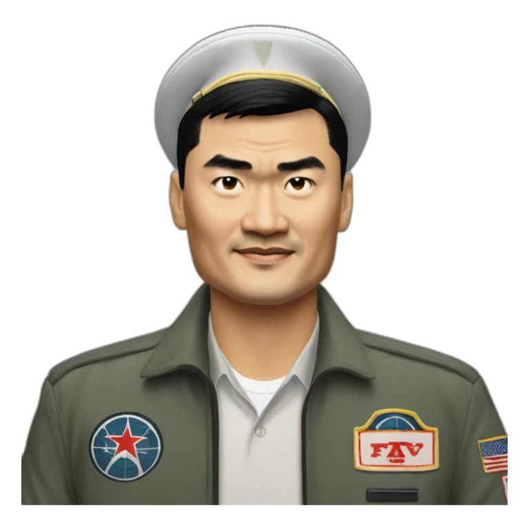 Yao Ming pilot sticker
