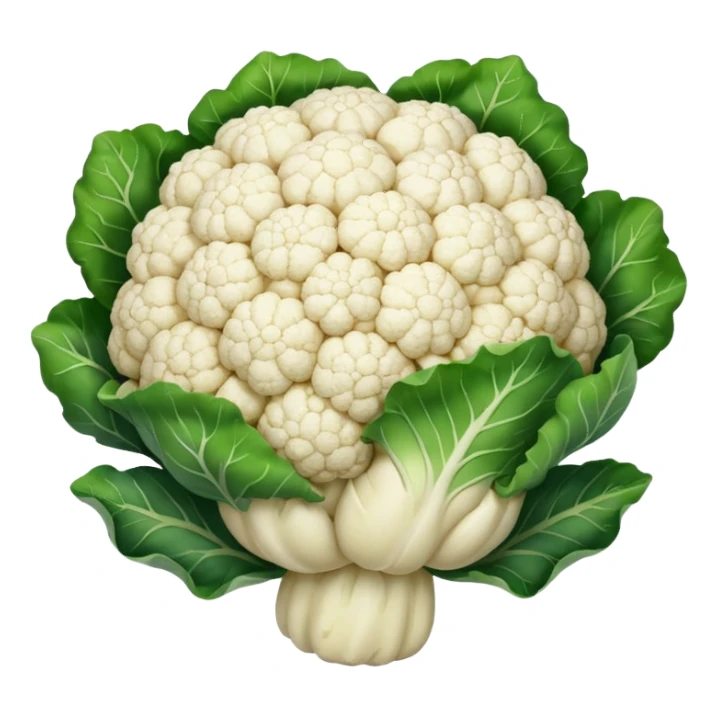 White cauliflower sticker