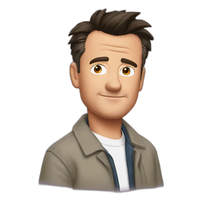 Chandler bing sticker