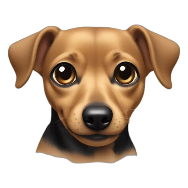 Chiweenie black sticker