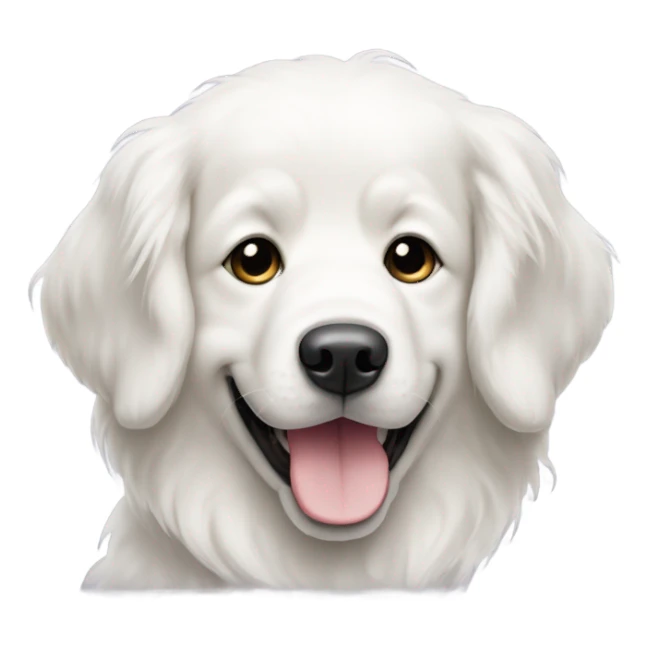 White English Retriever sticker