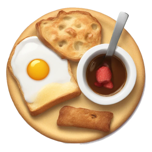 Breakfast sticker