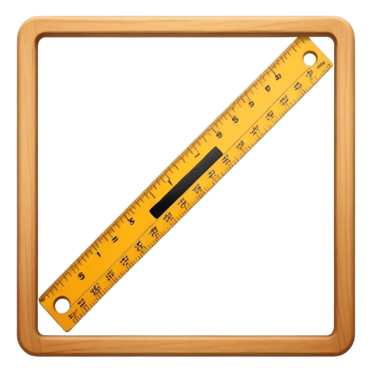 Measure ruler sticker