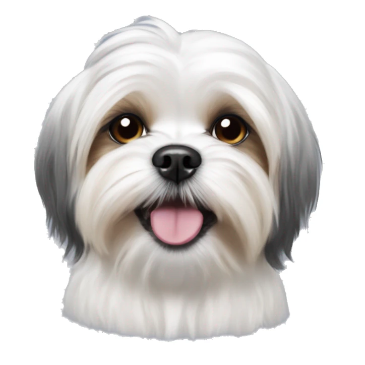 underbite Maltese Shih-Tzu  sticker