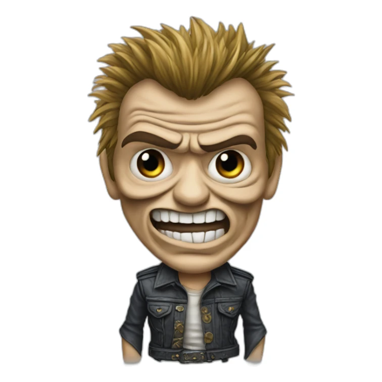 eddie from iron maiden sticker