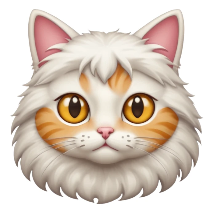 A cat with a star eyes sticker