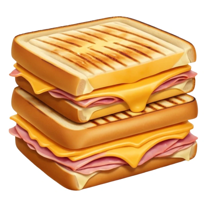 panini with ham and cheese sticker