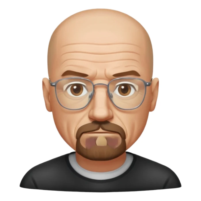 walter white from the breaking bad sticker