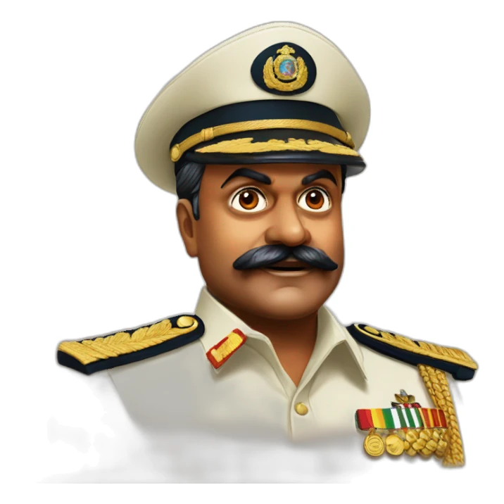 Captain vijayaganth sticker