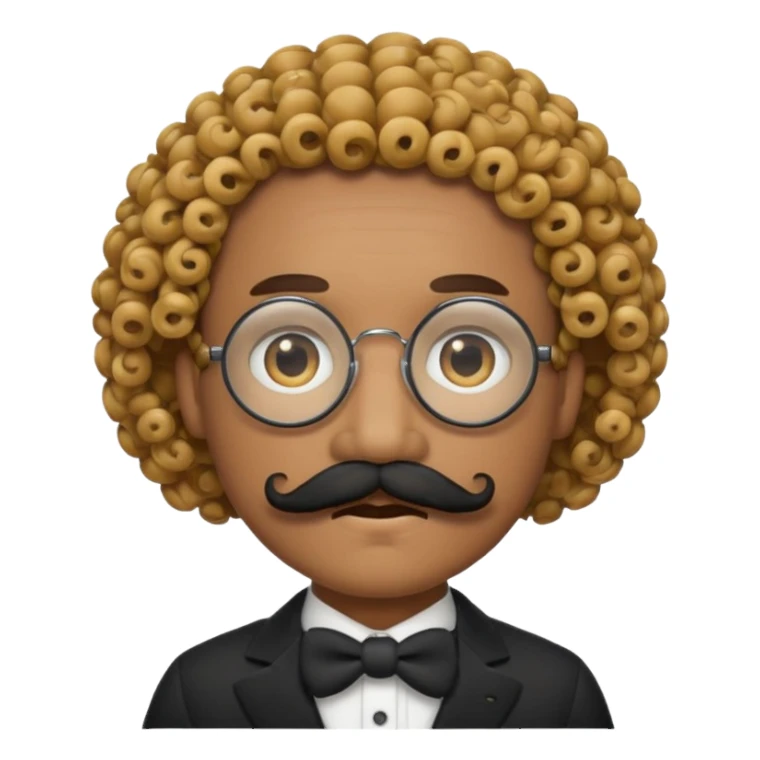mustache monocle emojis sticker