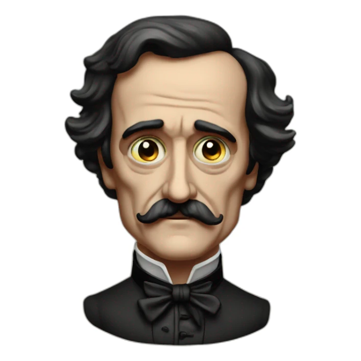 Edgar Allen Poe sticker