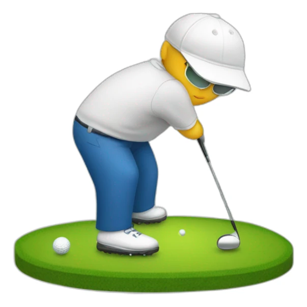 Club de golf sticker