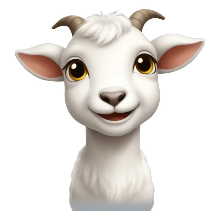baby small cute goat sticker