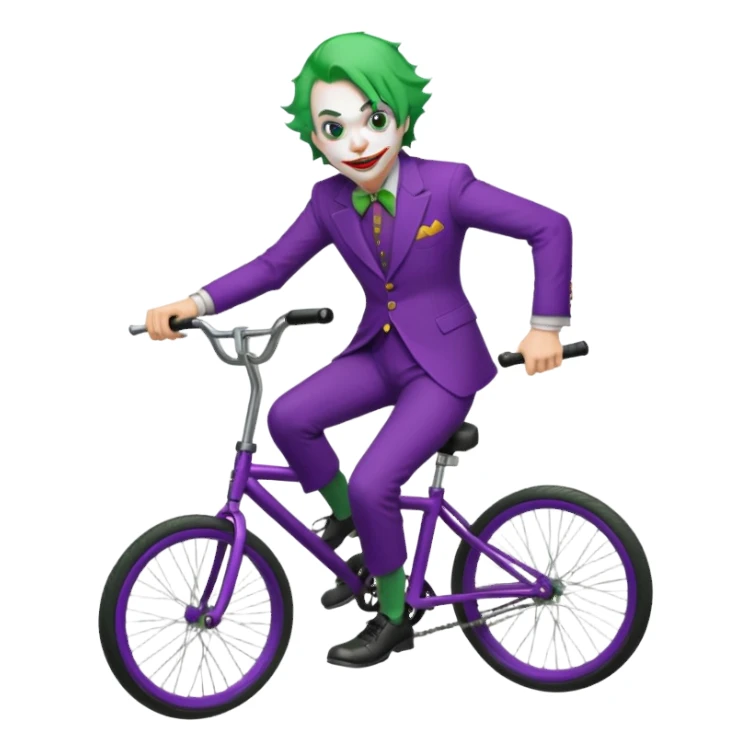Joker on one wheek  sticker