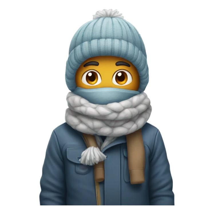 Bundle up cold sticker