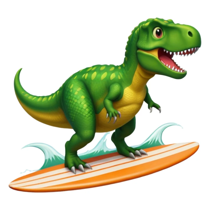 Trex surfboarding sticker