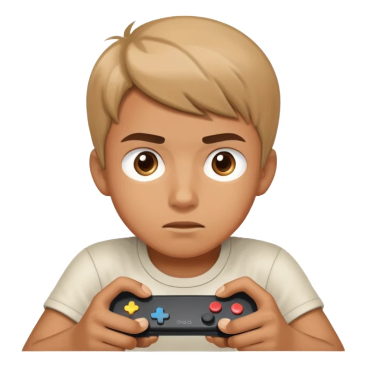 Chico jugando videojuego  sticker
