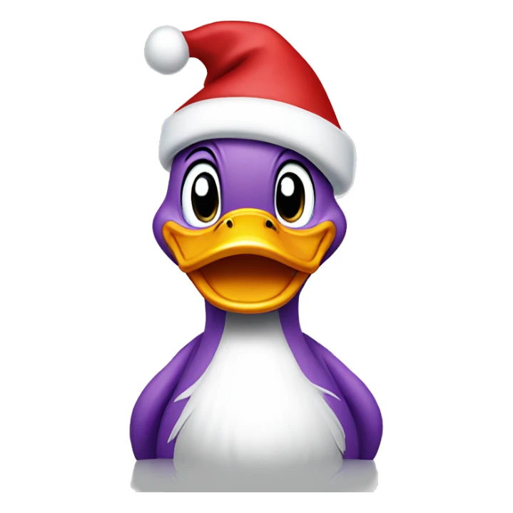 Daisy Duck with Santa hat sticker