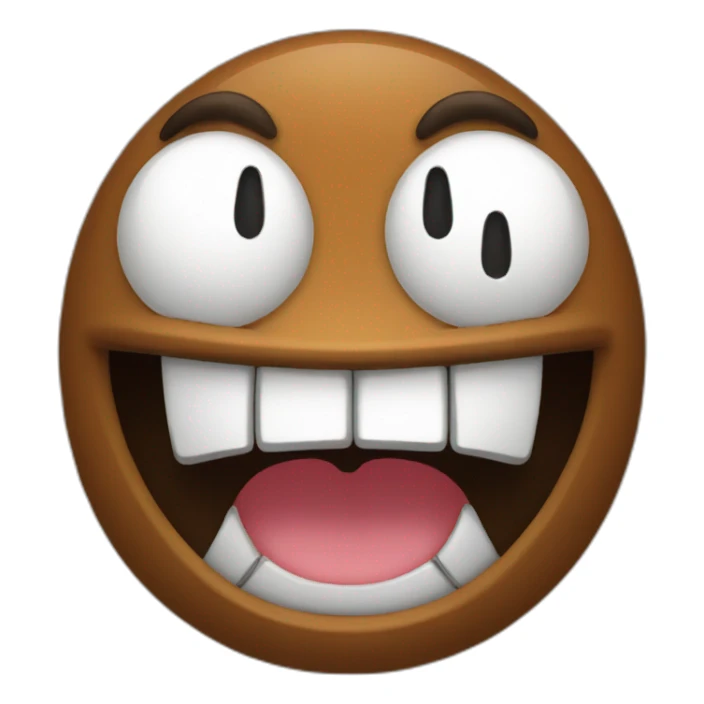 goomba laugh sticker