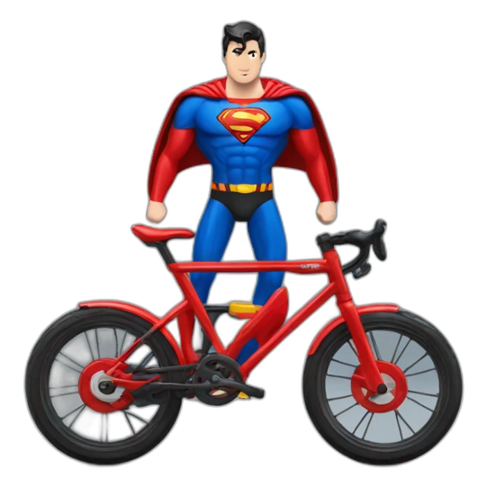 superman bike sticker