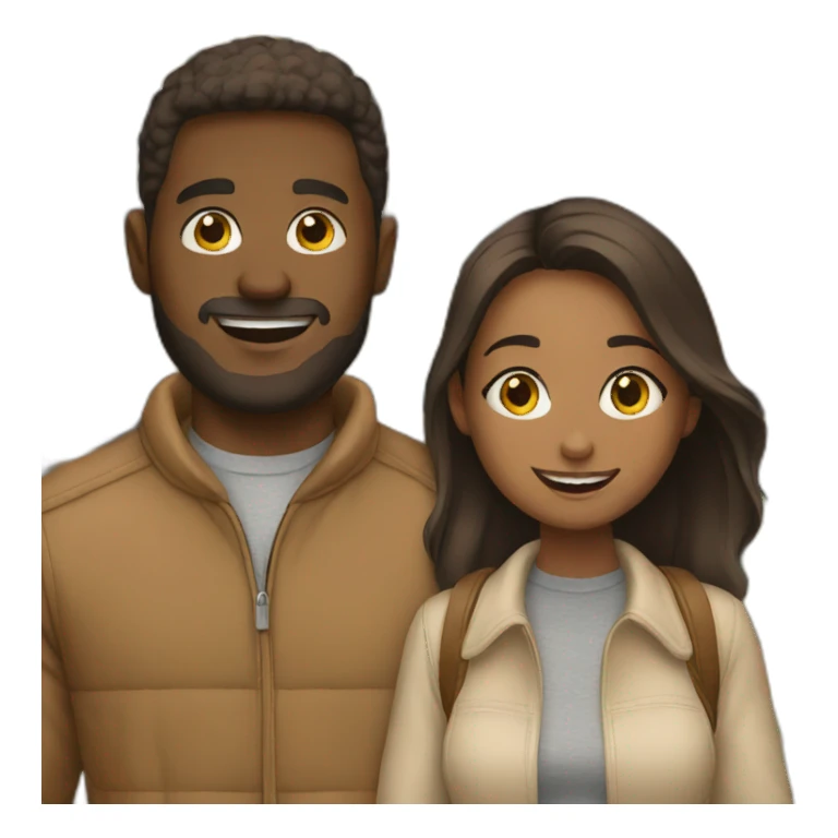 couple shopping together sticker