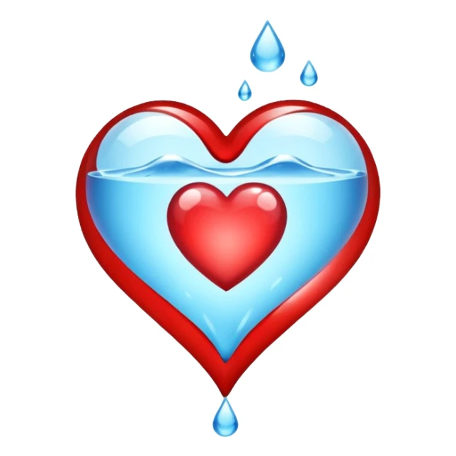 💦combined with 😍 sticker