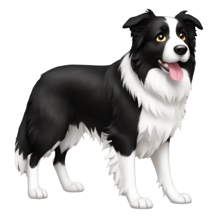 Border Collie Full Body sticker