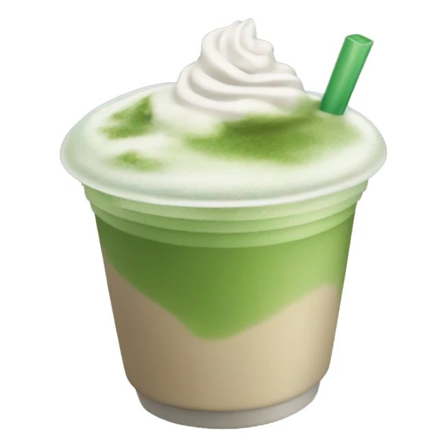 Starbucks iced matcha latte sticker