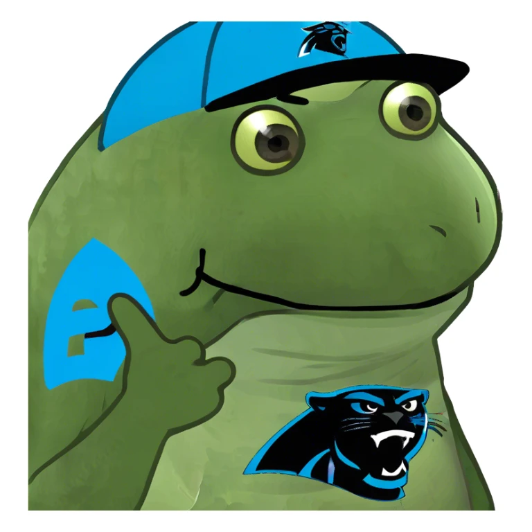 custom carolina panthers logo sticker