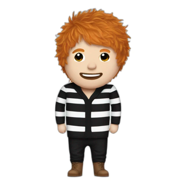 ed sheeran costume breton sticker