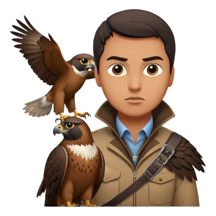 the falcon cannot hear the falconer sticker