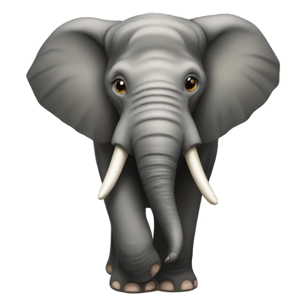 a elephant and a babuin sticker