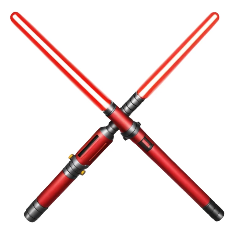 Red lightsaber sticker