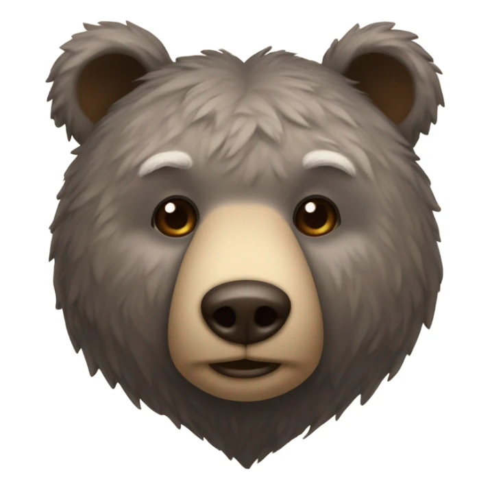 Bear heart sticker