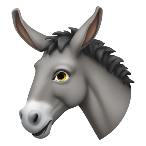 Donkey brains sticker