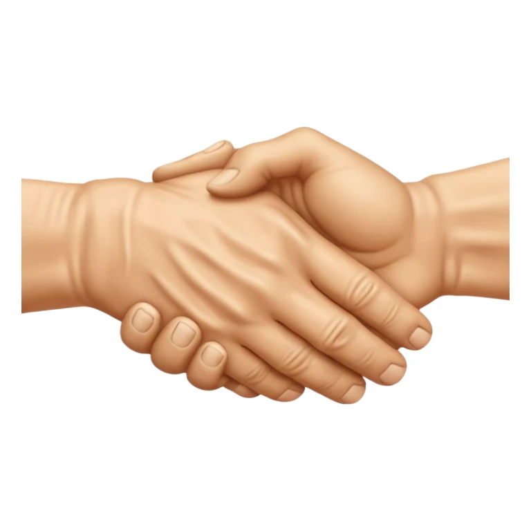 two hands shaking sticker