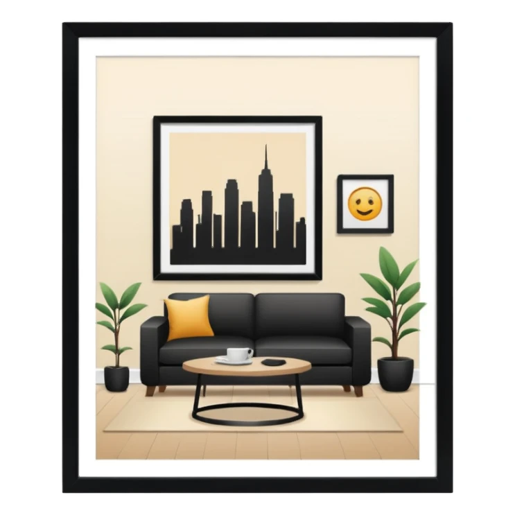 apartment enterier sticker