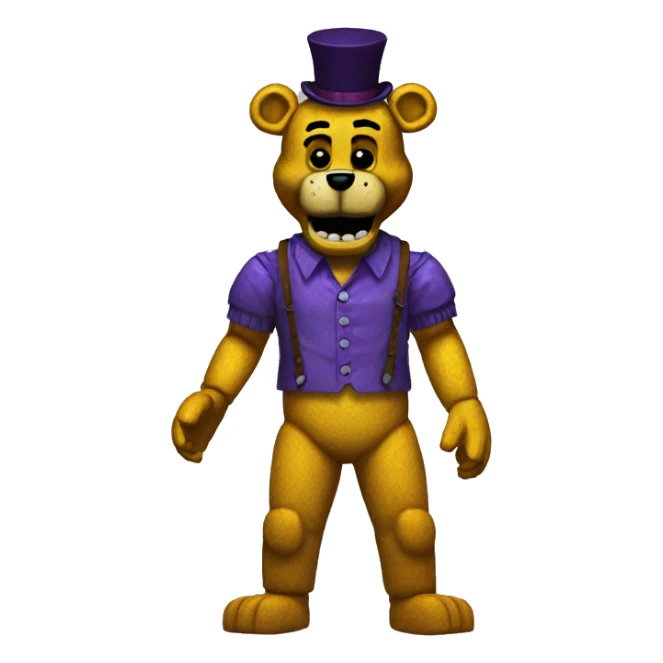 Fredbear fnaf 4 sticker
