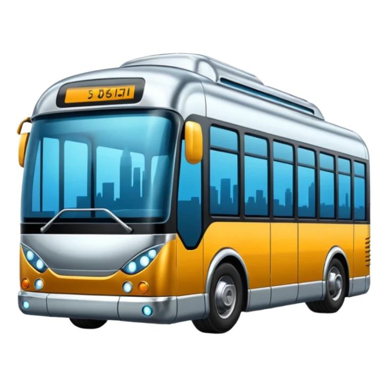 Futuristic city Bus sticker