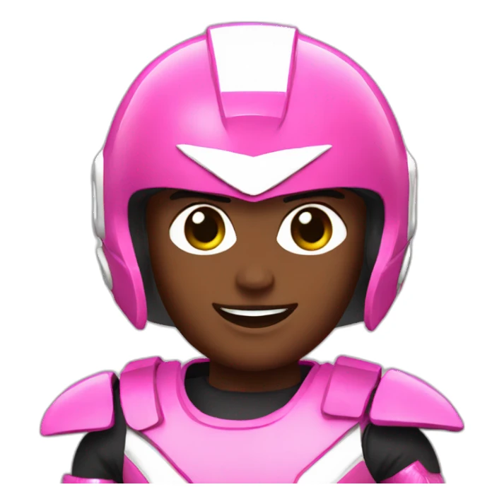 pink power ranger sticker