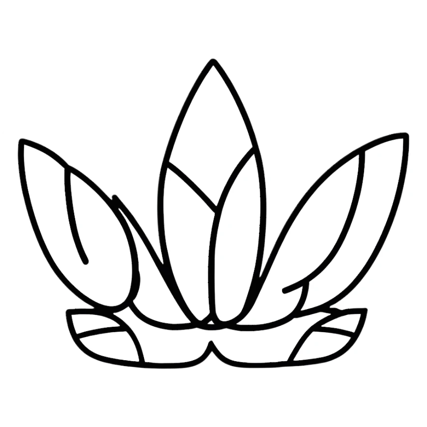 Adidas logo with three stripes sticker