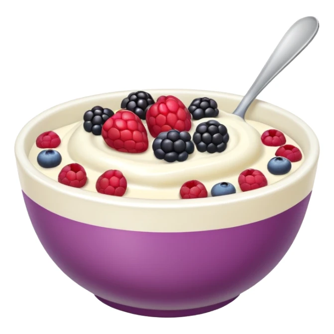 Yoghurt bowl sticker