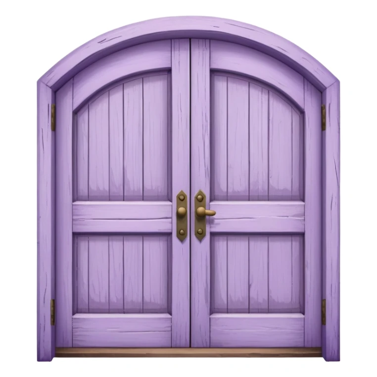 lilac door sticker